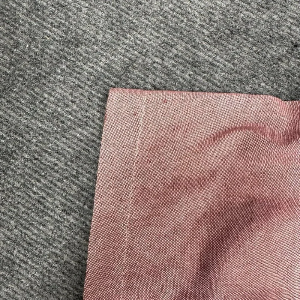 RVCA Men's Casual Button Up Shirt Pink Short Sleeve Slim Fit Size Medium M - Picture 6 of 8